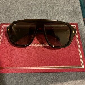 Jacques Marie Mage Brown Sunglasses
